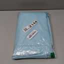 Rectangular Light Blue Table Cover