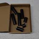 Black Acrylic Ring Display Stand 7 Piece Acrylic Cylinder Ring Display Organizer