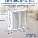 2 Pack X6673 20x25x5 Replacement Air Filter for Lennox X6673 HCF20-11, FC100A1037, Furnace HVAC System, MERV 11, Foldable Design(Actual Size: 19.75 x 24.75 x 4.38 Inches)