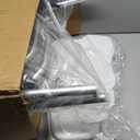 Shower Chair for Elderly and Disabled, Foldable U-Shapr Seat, Adjustable Height Non-Slip Bathroom Chair with Padded Arms and Back 350 lbs