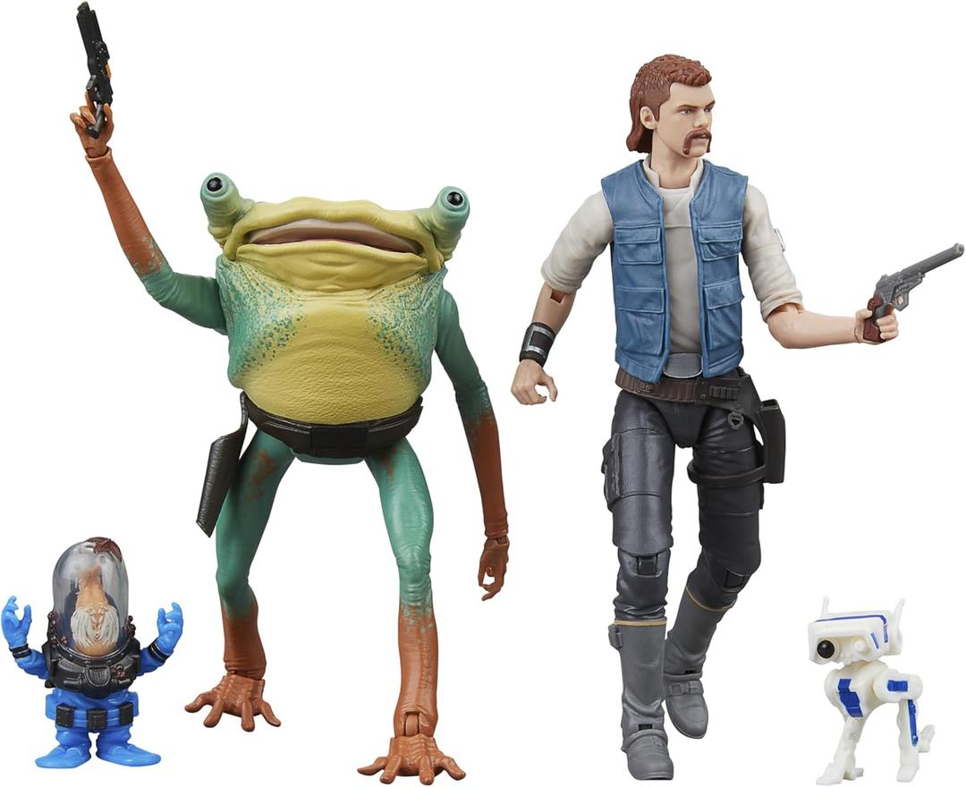 STAR WARS The Black Series Cal Kestis, BD-1, Turgle & Skoova Stev, Jedi: Survivor Gaming Greats Collectible 6 Inch Action Figure Multipack