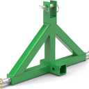 3 Point Trailer Hitch with 2" Receiver,3 Point Quick Hitch,Heavy-Duty Towing Hitch receivers Suitable for All Small to Big Tractors (Green)