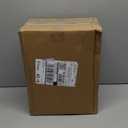 Water Hyacinth Trash Can 15L & Wicker Square Tissue Box, Handwoven Waterproof Waste Basket with Handles, Wicker Home Set for Bedroom, Bathroom, Kitchen, Office, Balcony (Khaki)