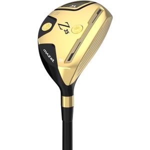MAZEL Rescue Hybrid Golf Clubs for Men - 3, 4, 5 Hybrid for Right Handed Golfers, Regular/ Stiff Flex Graphite Shafts (Graphite(Gold, Z35 II), 5 Hybrid, Regular, Right)