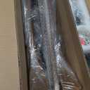 42-inch Ceiling Fan Light with Remote Control, Featuring 3 Wooden Blades, Reversible DC Motor, Timer Function, and 6-Speed Adjustment Suitable for Offices and bedrooms. Black + Walnut Color