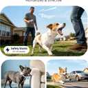 Shock Collar for Small Dogs 5-30lbs -IPX8 Waterproof,White | 4200FT Dog Training Collar with Remote,Rechargeable Electric Collar with 3 Modes, Security Lock