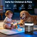 Solar Bug Zapper Outdoor, 4 in 1 Portable & Rechargeable Bug Zapper Outdoor with 5000mAH Battery, 4000V Mosquito Zapper Waterproof with LED Night Light, for Camping, Patio, Backyard