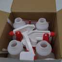 Plastic Spray Bottle (4 Pack, 32 Oz, All-Purpose) Heavy Duty Spraying Bottles Leak Proof Mist Empty Water Bottle for Cleaning Solution Planting Pet with Adjustable Nozzle and Measurements