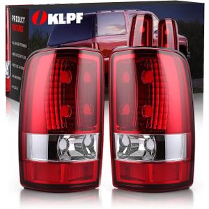 OKLPF Rear Brake Tail Light Compatible With 2000-2006 Chevy Suburban 1500 2500 Tahoe GMC Yukon XL,Replacement Red Taillight Assembly,Includes A Luxurious Box,Driver and Passenger Side