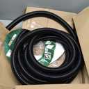 LONGRUN Pond Tubing 1.25 Inch 1-1/4'' Diameter, 23.6 Feet Long Corrugated Flexible Hose Pipe, Pool PVC Tube for Garden Ponds Waterfalls Camping Caravans Filters Drainage Marine