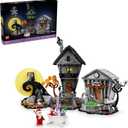 LEGO Disney Tim Burton's The Nightmare Before Christmas Decor - Building Set for Adults for Display, Ages 18+ - Collectible DIY Craft for Fans of Iconic Movie with Minifigures Included - 21351