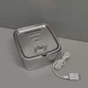 Cat Water Fountain Stainless Steel - Pet Drinking Fountain for Cats Indoor - 3.2L/108oz Automatic Water Dispenser with Watering Level Window (1 Filter)