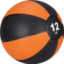 JungleA 12 Lbs Medicine Exercise Ball Fitness Balls for Strength, Coordination and Balance Training, Non-Slip Rubber Shell Textured Surface