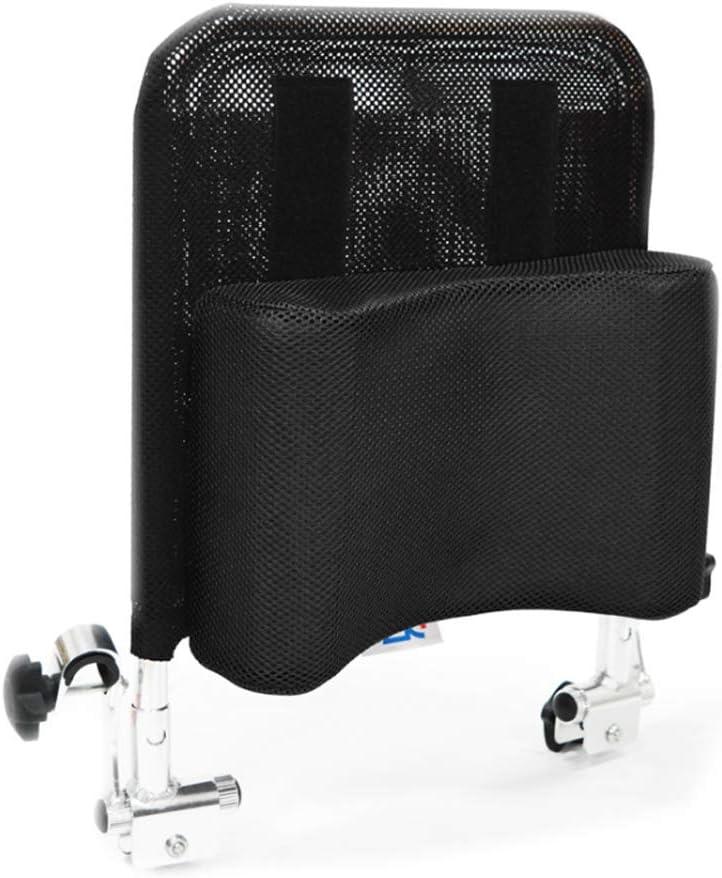 yuwell Wheelchair Headrest Attachment, Universal for Self-propelled Wheelchair Transport Chair (Adjustable Distance 16-19 inches) (Black) yuwell Wheelchair Headrest Attachment, Universal for Self-propelled Wheelchair Transport Chair (Adjustable Distance 16-19 inches) (Black)