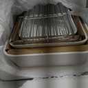 ONEMORE Baking Dishes for Oven, 9x13 Large Casserole Dishes for Oven with Roasting Racks, Rectangular Ceramic Baking Dish Set of 3 for Cooking & Serving, Deep Dish Lasagna Pan (3QT/2.1QT/1.3QT)