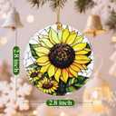 Christmas Ornaments, Sunflower Ornament, Christmas Tree Decorations, Holiday Decorations, Holiday Ornaments, Sunflower Gifts, Holiday Party Gifts, and Xmas Gift Ideas