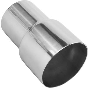 Exhaust Adapter Connector 2"ID to 2.5"IDExhaust Adapter Total Length 4 "Stainless Steel Polished.