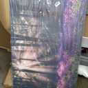 Lavender Large Wall Art Purple Flower Forest Tree Nature Landscape Pictures Wall Decor Gift Canvas Painting Prints Modern Artwork Decorations Framed for Living Room Gallery Office Bedroom 30"x60"