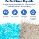 PetSafe ScoopFree Premium Crystal Cat Litter - Outperforms Clay Litter - Refill Packs - Reusable Tray Compatible - Fresh Scent - 4.3 lb Bags - 2 Pack