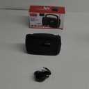 GPX R633B Portable Shortwave AM/FM Clock Radio (Black)