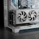 Vertical GPU Mount for PC Case Aluminum Support Bracket with PCIe Riser Slot and Fan Compatibility for 2/3-Slot GPUs