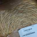 13 Inch Round Woven Placemats Set of 24, Boho Farmhouse Rustic Rattan Wicker Braided Chargers for Dining Table, Water Hyacinth Jute Place Mats for Dinner Plates, Outdoor Patio & Wedding Decor