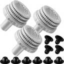 13 Pcs Swimming Pool Water Jet Connectors Replacement Parts Kit Small Strainers with Pool Outlet Strainers, Inlet Nozzles and Hole Plugs, 1.25 Inch Fittings with 10 Pcs Rubber Plugs