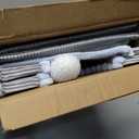 Bedsure Large Cat Beds for Indoor Cats - Extra Wide Cat House with Scratch Removable Top Sisal Pad for Multi Cats, Foldable Cave Hideaway for Entertainment, 23.6x15.9x12.6inches, Grey