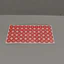 Outus 10 Sheets 1 to 50 Number Stickers Vinyl Self Adhesive Decal for Indoor and Outdoor Waterproof Labels Number Inventory Stickers for Inventory Classification(1 Inch,Red)