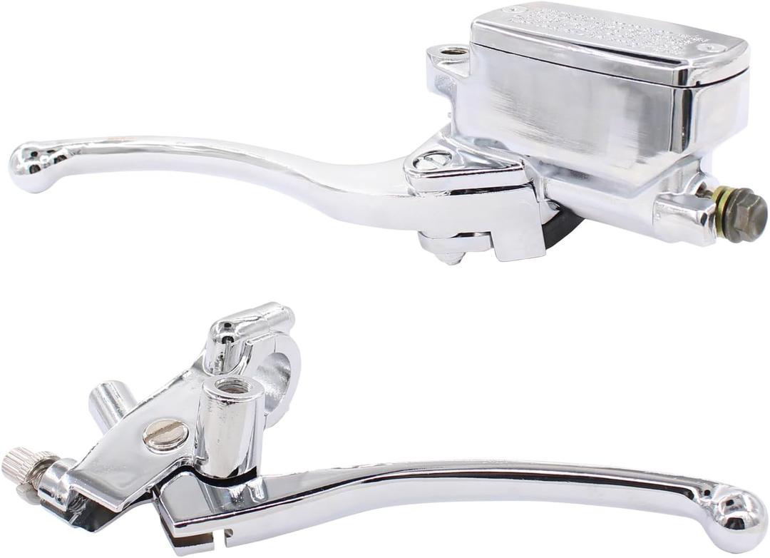 ApplianPar Universal Left and Right Handlebar 7/8 Inch 22mm Hydraulic Brake Control Master Cylinder Clutch Lever for Motorcycle Pit Dirt Bike