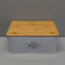 3 in 1 Bread Slicer for Homemade Bread with Box, Metal Bread Storage Container, Foldable Slicer Guide for Kitchen Countertop