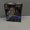 Space Astronaut Building Block Set,860Pcs Spaceman Building Toys with Display Stand, Cool Translucent Design Collection for Home Office Decor, Christmas Birthday Gift for Adults& Boys Age 8-12