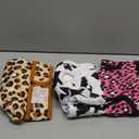 wegreeco Washable Female Dog Diapers (Pack of 3) (Large (15"-17" Waist), Cheetah Print)
