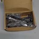 Ravinte 5 Pack 5 inch Hole Centers Matte Black Cabinet Pulls Kitchen Cabinet Handles Solid Drawer Pulls Kitchen Cabinet Hardware Kitchen Flat Black Drawer Handles Square Bar Cabinet Drawer Handles