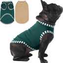 IECOii 2Pack Dog TShirts for Large Dogs | Breathable & Lightweight Fabric, EasyOn Design for Doberman, Machine Washable, Khaki+Green, 4XL