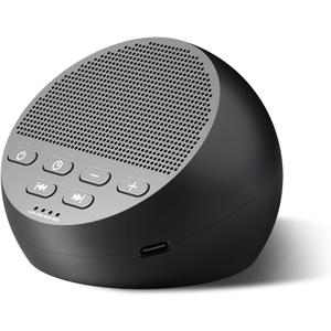 Portable Sound Machine White Noise Machine Nonstop 30 Soothing Sounds for Baby Kids Adults Pink Noise Sleep Machine 36-Level Vol Auto-Off Timer Memory Function for Home Travel Office