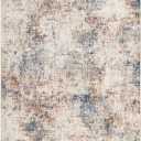 Town & Country Everyday Rein Abstract Cloud Everwash® Washable Area Rug with Non-Slip Backing, Pet Friendly Rug, Brown/Beige, 5'2"x7'2"