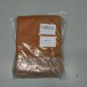 Boucle Decorative Throw Pillow Covers 18"x18" Set of 2  Modern Textured Pillowcases with Faux Leather Contrast Stripe, Neutral Accent for Couch, Bed, or Chair  Leather Brown