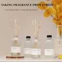 Vanilla Reed Diffuser, 7.4oz(220ml) Orange Blossom Black Pepper Amber Essential Oils, Air Freshener for Home with Willow Branches Decor, Long Lasting Fragrance for Bathroom, Office (1-Pack)