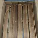 Folding Balcony Railing Table, Solid Wood Balcony Hanging Table, Railing Plant Holder, Balcony Bar Table Furniture for Apartment, Patio, Deck