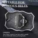 Western Belt Buckles Men - Cowboy Big Belt Buckle Vintage Mens Belt Buckles Gifts for Men & Women