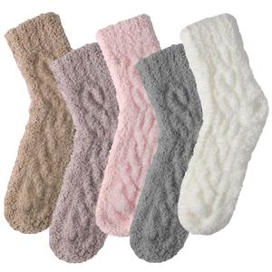 Pleneal Fuzzy Socks for Women - Fluffy Sock Women, Winter Warm Cozy Sock for Womens Slipper Socks, US 6 - 10