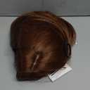 REECHO 11" Short Bob Wig with bangs Synthetic Hair for White Black Women Color: Linen