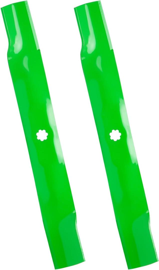 Lawn Mower Blades High Lift Blade 42 inch Deck Fits for AM141034 AM137327 AM141032 M154061 for John Deere D130 D110 D105 D120 D125 X300 Z225 LA135 Z235 SST15 X310 Select Series, 2 PCS