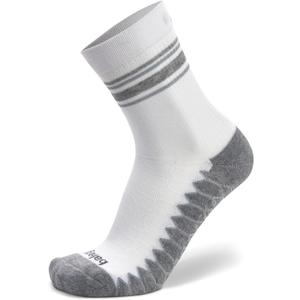 Balega Unisex Silver Mini Crew (Medium, White)