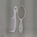 T3 Detangle Duo Brush Set | Detangling Brush and Shower Comb Set | Comb to Disperse Liquid & Brush to Detangle Wet Hair| For All Hair Lengths and Textures, white, 1 Count (Pack of 1)