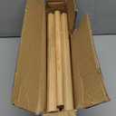 Solid Wooden Coat Rack Freestanding, New Zealand Pine Coat Tree with 8 Hooks & 3 Adjustable Sizes for Coats, Hats, Handbags and Scarves, Space Saving for Entryway/Office/Bedroom (Nature) (1 PC)