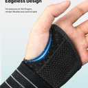 Rakiie 2 Pack Carpal Tunnel Wrist Braces, Adjustable Wrist Support Splint for Night Sleep & Daytime Working, Hand Braces Pain Relief for Arthritis, Typing & Pregnancy, Men & Women (Gray, M)