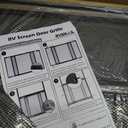 RVSNAIL Upgraded Steel RV Screen Door Protector Grille - Lightweight Adjustable Guard for Dogs, Fits Door Width 18.11"–31.5", Perfect for RV, Camper