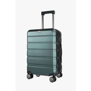 KROSER Hardside Expandable Carry On Luggage with Spinner Wheels & Built-in TSA Lock, Durable Suitcase Rolling Luggage with USB Port, Carry-On 20-Inch, Dark Green